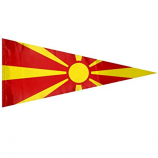 polyester driehoek macedonië bunting vlag voor decoratief