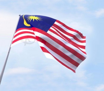 Malasia bandera diferentes tipos de banderas de poliéster país