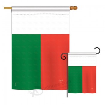 Madagaskar Flaggen der Welt Nationalität Impressionen dekorative vertikale Haus 28 