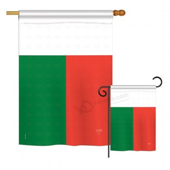 Breeze Decor S108290-P3 Madagascar Flags of The World Nationality Impressions Decorative Vertical House 28