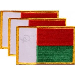Packung mit 3 Länderflaggen-Aufnähern, 3,50 