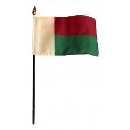 kleine 4 x 6 Zoll Mini 4 x 6 Zoll Miniatur Schreibtisch & Tisch Flagge Banner mit Polyester Stick - Asien & Afrika GRP 3