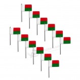 groothandel custom hoge kwaliteit madagascar vlag 4 x 6 inch - 12 PK