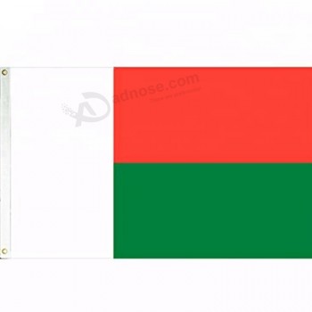 2C gedruckt maschinenschneiden madagaskar country flag