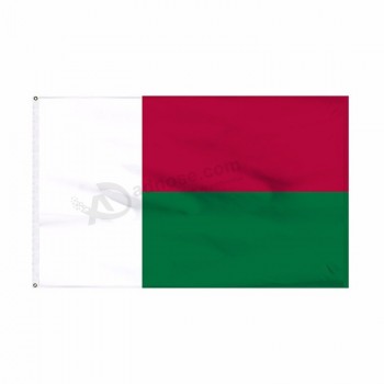 Großhandel madagaskar landes nationalflagge, feier benutzerdefinierte madagaskar gedruckt wahl campagin flagge