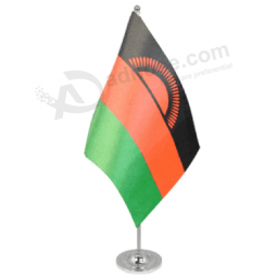 polyester mini office Malawi table top flags