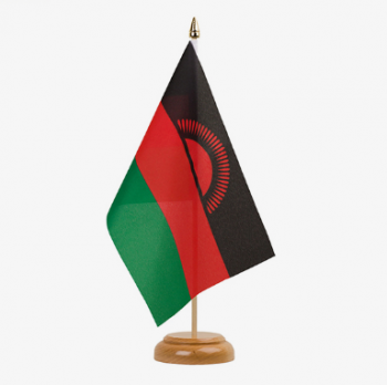 печатный маленький национальный флаг малави настольный флаг
