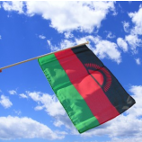 factory price decorative malawi hand small flag