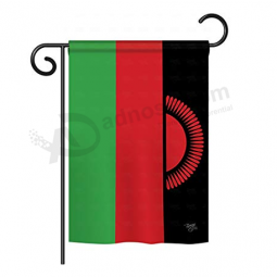 Nationalfeiertag Malawi Land Hof Flagge Banner