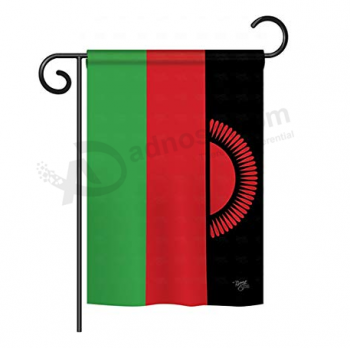 Nationalfeiertag Malawi Land Hof Flagge Banner