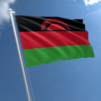 fabricante de banderas nacionales de poliéster país malawi