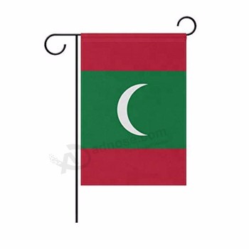 dekorative Malediven-Gartenflagge Polyester-Yard-Malediven-Flaggen