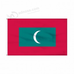decoratie 3X5 Maldiven vlag, viering aangepaste Maldiven vlag