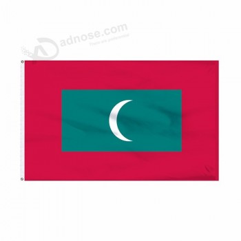 decoratie 3X5 Maldiven vlag, viering aangepaste Maldiven vlag