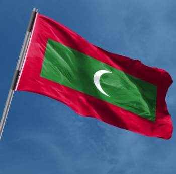 preço de fábrica 3 * 5 pés bandeira nacional maldivas atacado