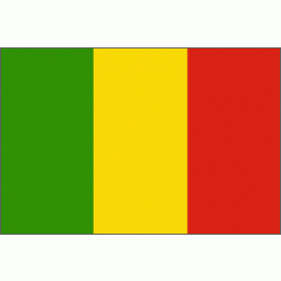Großhandel benutzerdefinierte hochwertige Mali Flagge Nylon 12 Zoll x 18 Zoll.