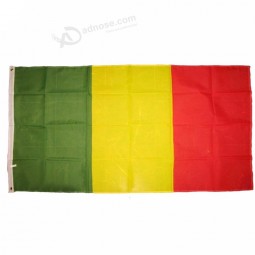 卸売3 * 5FTポリエステルシルクプリント掛かるマリ国旗すべてのサイズ国カスタムフラグ