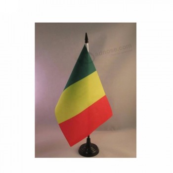 Silk Printing 68d Polyester Mali Country Table Flag