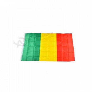 venta al por mayor de publicidad personalizada gran bandera del país de mali