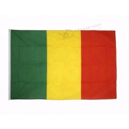 Hot selling customized mali flag polyester flag