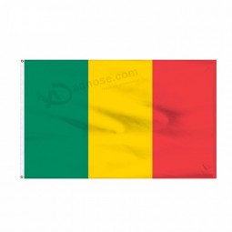 Grande bandiera mali in poliestere personalizzata, bandiere personalizzate 3 x 5