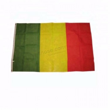 100% poloyeter impreso 3 * 5ft banderas del país mali
