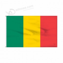 volledige afdrukken decoratie 3X5 vlag van mali, viering aangepaste vlag van mali