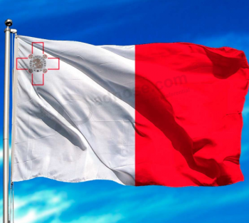 Wholesale Maltese National Flag Banner Custom Malta Flag