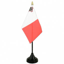 Malta national table flag /Malta country desk flag