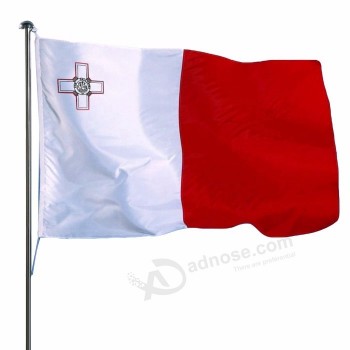 poliéster 3x5ft impresso bandeira nacional de malta