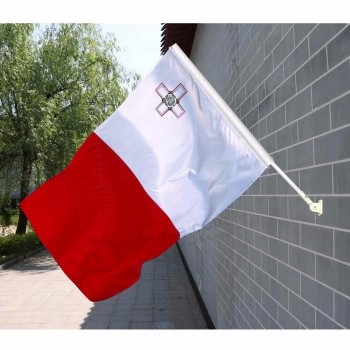 klein formaat polyester wandgemonteerde malta vlag op maat
