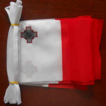 bandera de la cadena de la república de malta