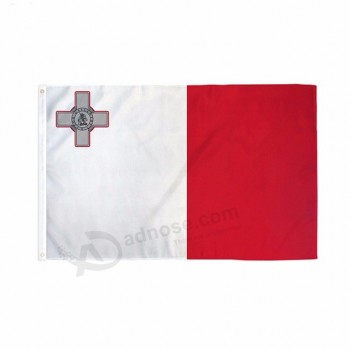 bandeiras nacionais de poliéster de alta qualidade de malta