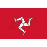 Isle of Man - World Country National Flags 18x12 - Vinyl Print Poster