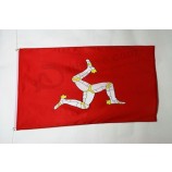 AZ国旗马恩岛2'x 3'-马恩岛-英国国旗60 x 90厘米-横幅2x3英尺