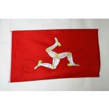 AZ国旗马恩岛3'x 5'-马恩岛-英国国旗90 x 150厘米-横幅3x5英尺