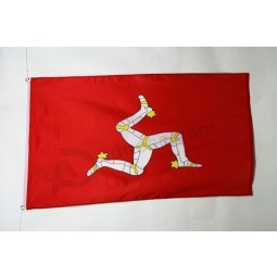 AZ FLAG Isle of Man Flag 3' x 5' - Manx - English Flags 90 x 150 cm - Banner 3x5 ft