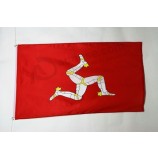 AZ国旗马恩岛2'x 3'-马恩岛-英国国旗60 x 90厘米-横幅2x3英尺