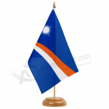 bandiera da tavolo nazionale delle Isole Marshall di alta qualità