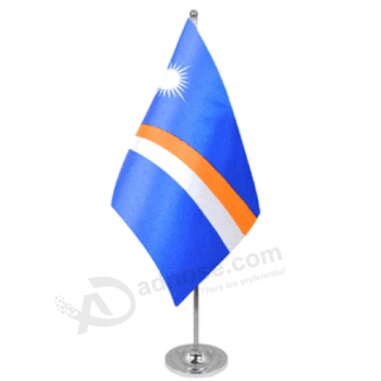 Mini oficina decorativa islas marshall bandera de mesa al por mayor