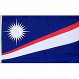 高品质涤纶面料马绍尔群岛国家旗帜国旗
