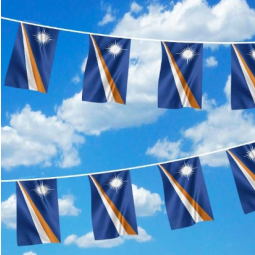 hochwertige marshall islands polyester string bunting flagge