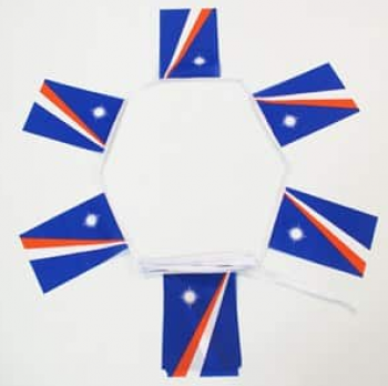 marshall eilanden land bunting vlag banners voor viering