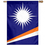 bandera nacional de la bandera del patio nacional de las islas de Marshall del día nacional