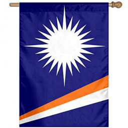 Nationaltag Marshallinseln Land Hof Flagge Banner