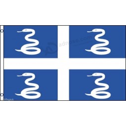 마르티니크 플래그 5'x3 '(150cm x 90cm)-짠 폴리 에스테르