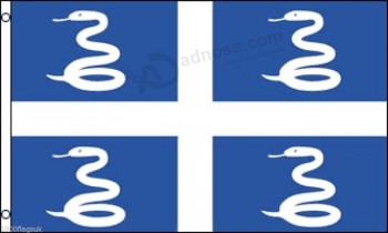 martinique flag 5'x3' (150cm x 90cm) - woven polyester