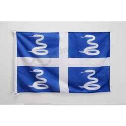 flag martinique bandeira náutica 18 '' x 12 '' - região francesa de martinique bandeiras 30 x 45 cm - banner 12x18 pol para barco