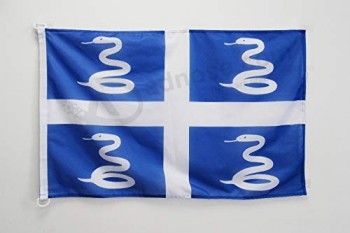 flag martinique bandeira náutica 18 '' x 12 '' - região francesa de martinique bandeiras 30 x 45 cm - banner 12x18 pol para barco