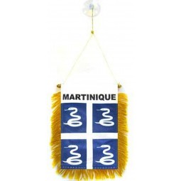 1000 Flags Martinique Flag Car Window Hanging Pennant